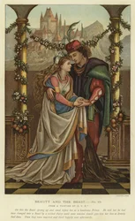 Scène de La Belle et la Bête